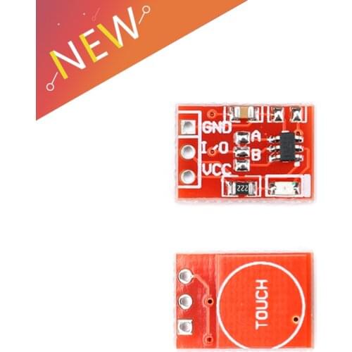 5PCS TTP223 Touch Key Switch Module Touching Button Self-Locking/No-Locking Capacitive Switches Single Channel Reconstruction