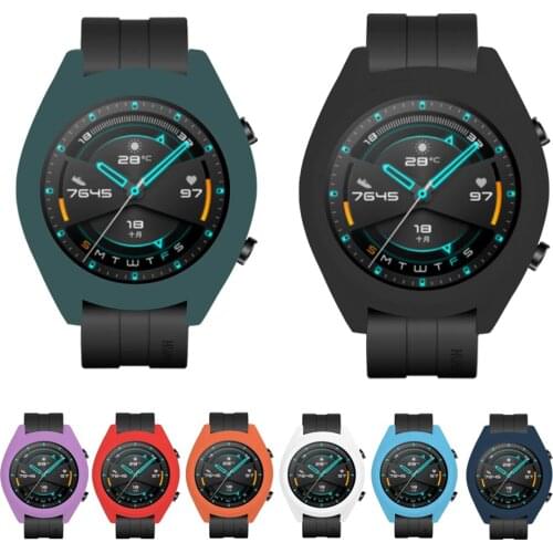 Soft TPU Silicone Case Cover For Huawei Watch GT 2 GT Smart Bracelet Protective Frame Shell For GT2 Wristband Protector Sleeve