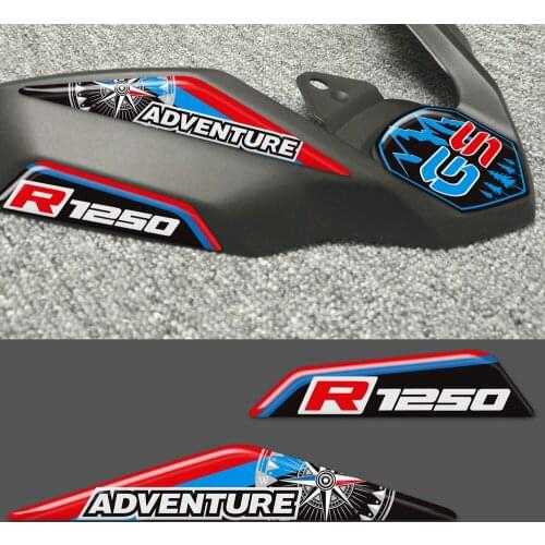 For BMW R1200GS LC ADV R 1200 GS Motorcycle Stickers Adventure Front Beak Fairing Extension Wheel Extender Cover GSA 2018 2019