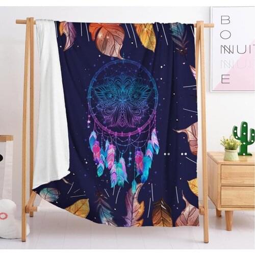2020 new dream catcher export Throw Blanket flannel blanket blanket cover blanket single double bedding men and women bedding