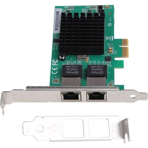 PCI-Express Dual Port 10/100/1000Mbps Gigabit Ethernet Card Server Adapter NIC EXPI9402PT Controller For Intel 82571
