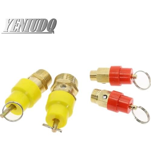 1PCS 1/4'' 3/8" 1/2" BSP 1/3/4/5/6/7/8/10/12KG Air Compressor Safety Relief Valve Pressure Release Regulator For Pressure Piping