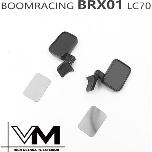 Rubber rearview mirror for KILLERBODY BRX01 LC70 rc car toy