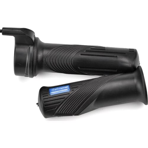 E-Bike Handlebar Throttle Grip Throttle Control 12V-72V Black Universal