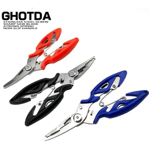 Fishing Pliers Fish Line Cutter Scissors Mini Fish Hook Remover Multifunction Tools