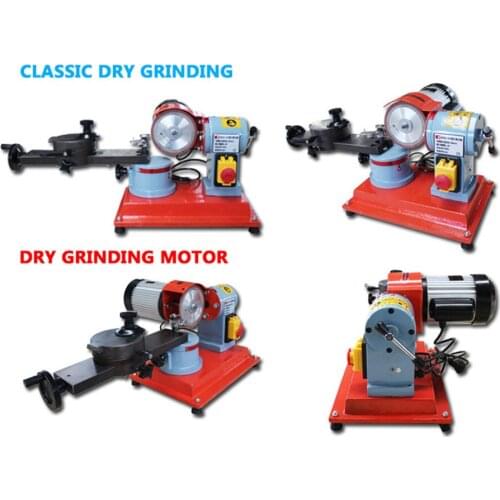 Alloy saw blade gear grinding machine Manual gear grinding machine 370W aluminum shell motor dry grinding gear grinding machine