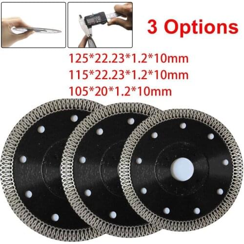 105mm 115mm 125mm Ultra-thin Diamond Ceramics Saw Leaves Saw Blade Cutting Discs Power Tool For Dry Wet Cutting