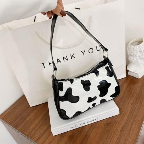 Cow Pattern Womens Bags For Women Fashion Designer Shoulder Bags Cute Crossbody Messenger Bag Daily Shopping Travel Handbags