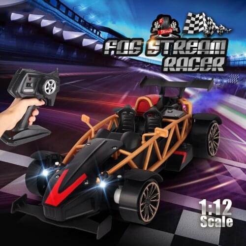 1:12 2.4G Remote Control Spray Stunt Car Off Road Vehicle Toys RC Racing Car for Kids and Adults