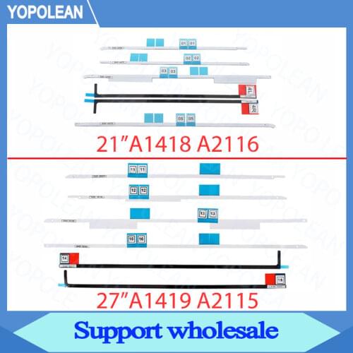 New A1418 A1419 LCD Screen Adhesive Strip For iMac 21.5" A2116 27" A2116 LCD Display Adhesive Sticker Tape