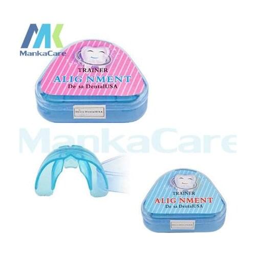 2 Pcs Oral care Teeth Tooth Orthodontic Appliance Trainer Doctor Alignment Braces Mouthpieces Teeth Whitening Dentist advise