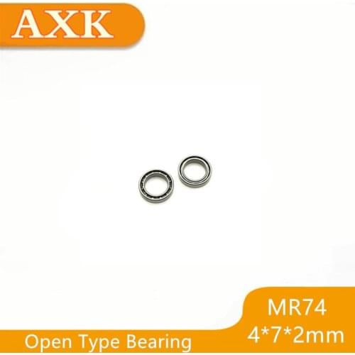 2021 Sale Promotion Free Shipping 10 Pcs Open Type Mr74 Bearings 4x7x2 Mm Miniature Ball L-740