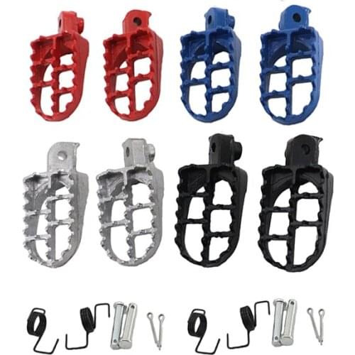 Aluminium Footrest Foot Pegs Footpeg For PW50 PW80 PW 50 80 TW200 TTR90 TTR90E Pit Dirt Bike Motocross Motorcycle