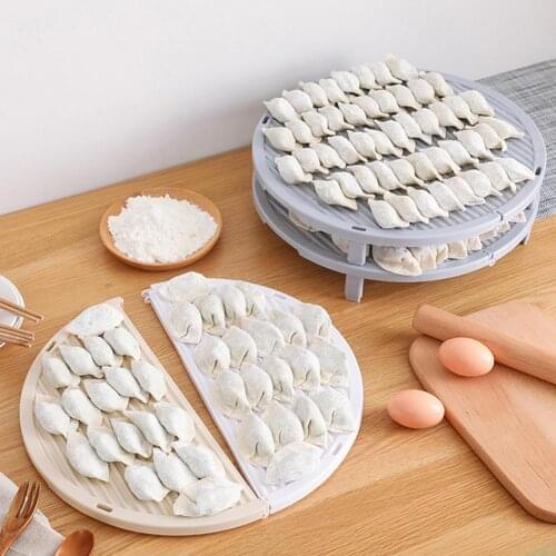 Anti-sticking Foldable Pasta Single Layer Cover Dumplings Pad Tray Kitchen Tool kitchen accessories gadgets для кухни