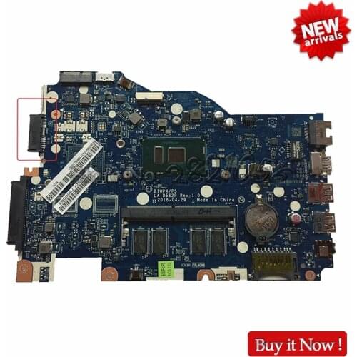 BIWP4 P5 LA-D562P Mainboard For lenovo ideapda 14'' 110-14ISK Laptop Motherboard SR2EY i3-6100U With CPU SR2EU Full Test