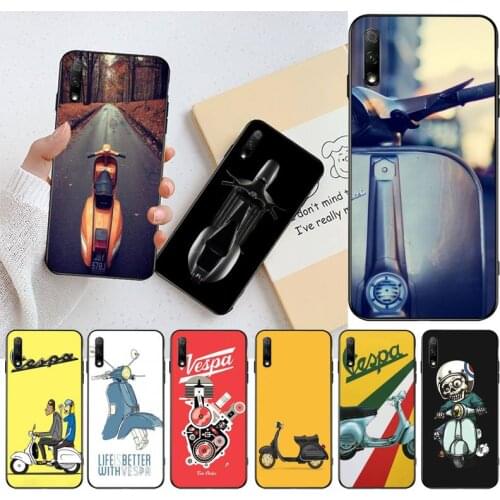 Vespa Scooter Bling Cute Phone Case For Huawei Nova 6se 7 7pro 7se honor 7A 8A 7C Prime2019