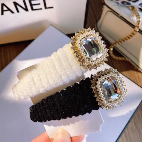 Fashion rhinestone Hair Barrette Hair Clip Hairpin Girl Shining pearls Hair Accessories Women Headdress Wholesale