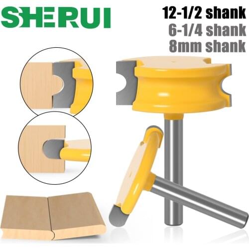 2 pc 1/4" Shank 1/4" Diameter Flute and Bead Router Bit Set wood cutter woodworking cutter woodworking bits wood milling cutter