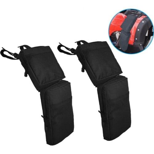 New 2PCS 600D Motorcycles Saddlebags Oxford ATV Fender Bags Tank Saddle Bags Cargo Storage Hunting Bag