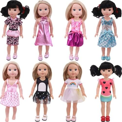 Doll Dress Clothes For 14.5 Inch doll & 32-34 cm Paola Reina Doll & 12-14 Inch Doll For Girls Toy Gifts