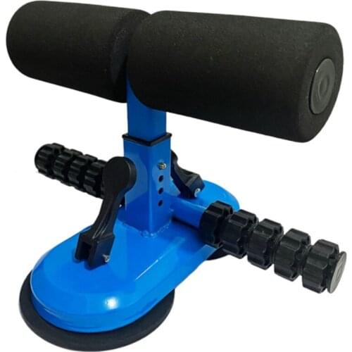 Sit-Up Bar for the Floor, Portable Sit-Up Exercise Bar with 2 Suction Cups, Adjustable Sit-Up Equipment