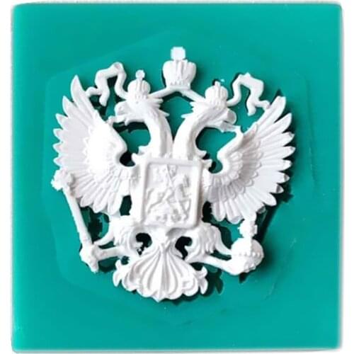 Double Eagle Fondant Cake Silicone Mold Pastry Chocolate Mould Candy Biscuits Molds Ice Cube Soap Baking Cake Decoration Tools