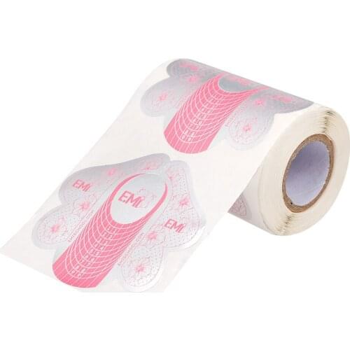 Sculpted Acrylic Nail Art Tips Extension Forms Guide Stickers Self Adhesive Acrylic UV Gel Form Tool