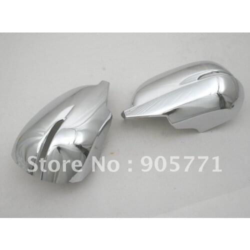High Quality Chrome Mirror Cover w/Integrated Turn Signal Cutout for Honda CRV 2012 free shipping