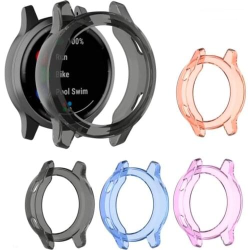 High Quality TPU Protective Case For Garmin Vivoactive 4 4S Cover Slim Smart Watch Bumper Shell For Garmin Active Shell