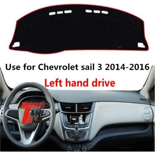TAIJS Factory Sun Shade Anti Dust Polyester Fibre Car Dashboard Cover For Chevrolet Sail 3 2014 2015 2016 Left hand drive