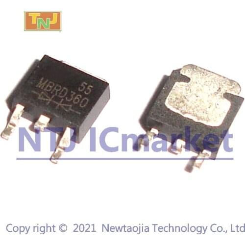 10 PCS MBRD360T4G TO-252 MBRD360 Power Rectifiers Transistor