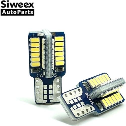 2 Pcs W5W T10 168 192 48 3014 SMD Car LED License Plate Lights Turn Signal Bulbs Reading Interior Lamp Door Light DC 12V White