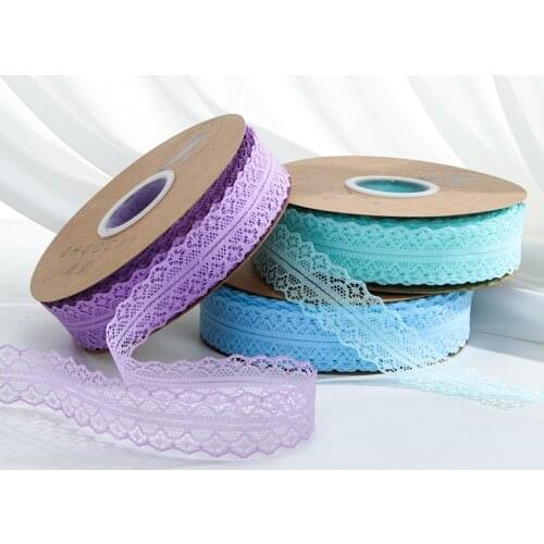 50yard Beautiful Soft Lace Ribbons DIY for Wedding Party Decoration Gift Wrapping Christmas Apparel Sewing & Fabric Gift Ribbon