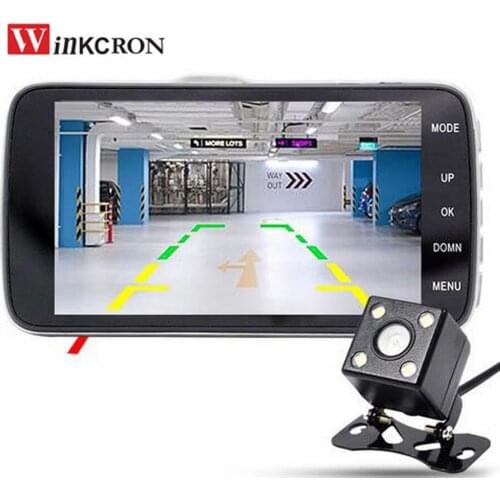 Car DVR Camera 4.0" Registrator Recorder FHD1080P Auto Dash Cam 170 Wide Angle G Sensor Night Version WDR FCWS LDWS ADAS