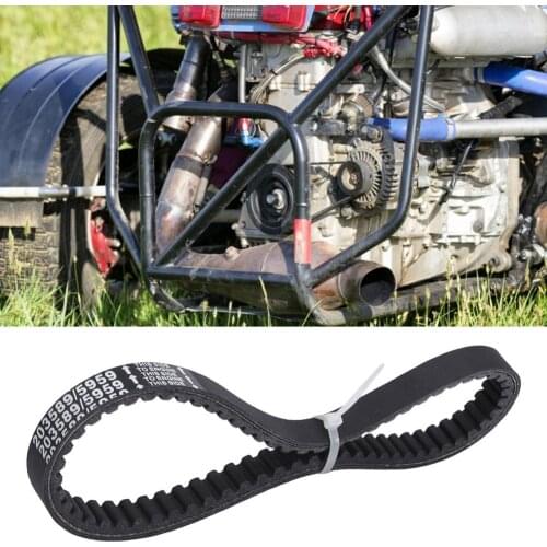 Kart Drive Belt Black Rubber Drive Belt For Honda GC160 GC190 GC190 GX120 GX140 GX160 GX200 Honda 2-6.5 HP Engine