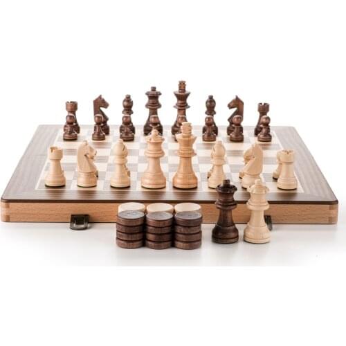 Wooden Premium Large Chess Games Folding Portable International Chess Set Family Table Game Gry Planszowe Entertainment Ed50zm