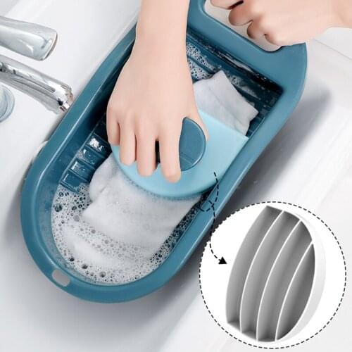 Home Underwear Washboard Antislip Thicken Washing Board Clothes Cleaning Laundry Cleaning Tool Bathroom Accessories Washboard