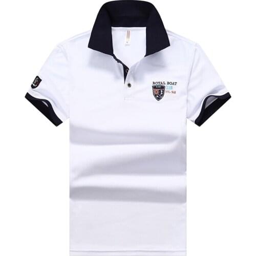 Summer Fashion Polo Shirt Men New Solid Business Breathable Short Sleeve Mens Shirts Casual Slim Fit Men Shirt Polo