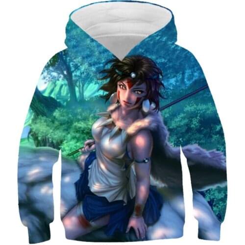 Hot Sale Anime Princess Mononoke- 3d Printed Hoodie Unisex Summer Fashion Hip-hop Harajuku Style Short Sleeve Round Neck Tops