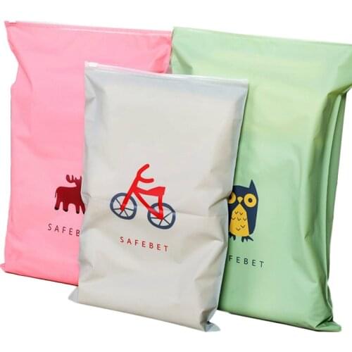 Cartoon Travel Vacuum Bags Clothes Storage Organizer Dorm Room Essentials Waterproof Underwear Shoes Storage Bags With Zipper