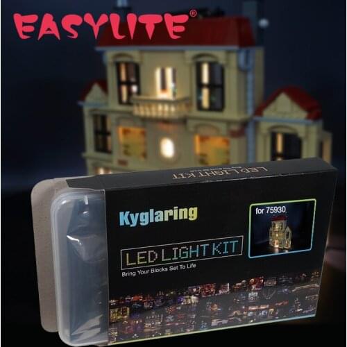 LED Light Set For 75930 Indoraptor Rampage at Lockwood Compatible With 39118 10928 , NO Blocks Model