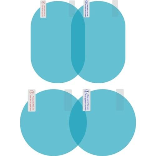 2Pcs Car Rainproof Film Car Rearview Mirror Protective Rain Proof Anti Fog Waterproof Film Membrane Car Accessories