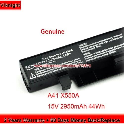 Original 15V 44Wh X450 X550 A41-X550 Battery for Asus X550C A41-X550A X550J X550 X550D X550B X550V X550CA X550JX X450C A550JK