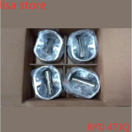 4PCS Engine Piston for BYD 473QA 483QA engine