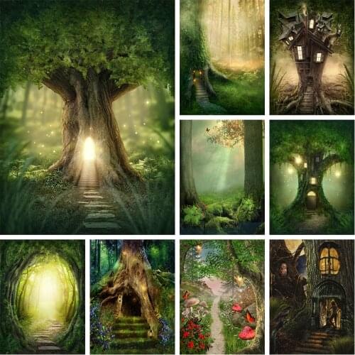 Christmas 5D DIY diamond painting fantasy Tree Cross Stitch diamond embroidery mosaic home decoration Christmas gift