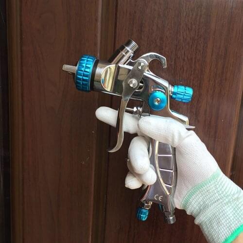 SAT1215 Spary Gun Air Pressure Auto Paint Gun Gravity Feed Type Pneumatic Topcoat Gun Air Tool Car Painting Atomizer Airbrush