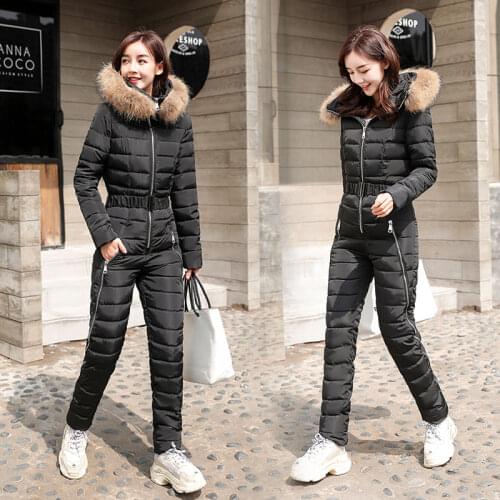 One Piece Ski Suit Women Winter Hooded Parka Jumpsuit Women Cotton Bodysuit Sashes Jumpsuits Zipper Overalls Tracksuits X335