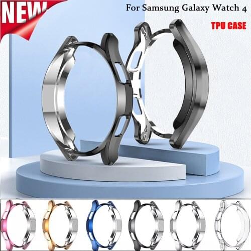 Case Screen Protector For Samsung Galaxy Watch 4 Classic 46MM 42mm Protective Case Cover Shell Replacement Accessories Frame TP