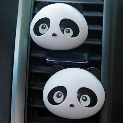 2x Auto Dashboard Air Freshener blink Panda Perfume Diffuser HOT ITEM for Car