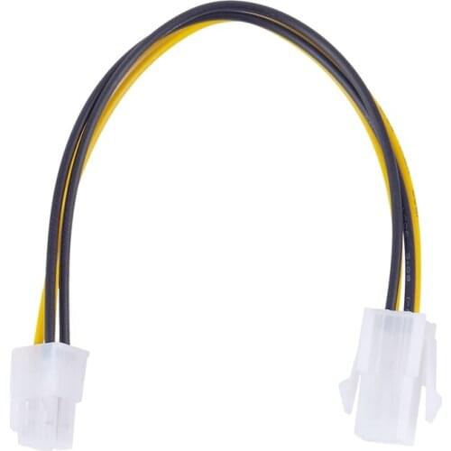 20CM/8Inch 12V 4 Pin Male to 4 Pin P4 Female CPU Power Supply Extension Cable